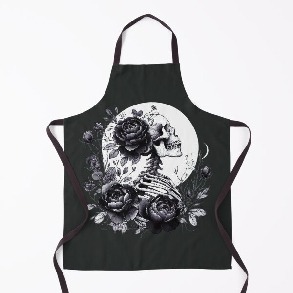 Item preview, Skeleton Moon Garden Emblem designed and sold by Roberta Calabrese.