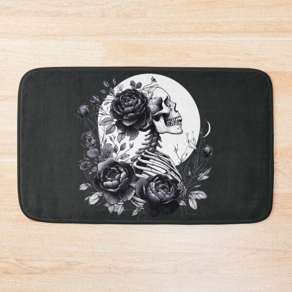 Item preview, Skeleton Moon Garden Emblem designed and sold by Roberta Calabrese.