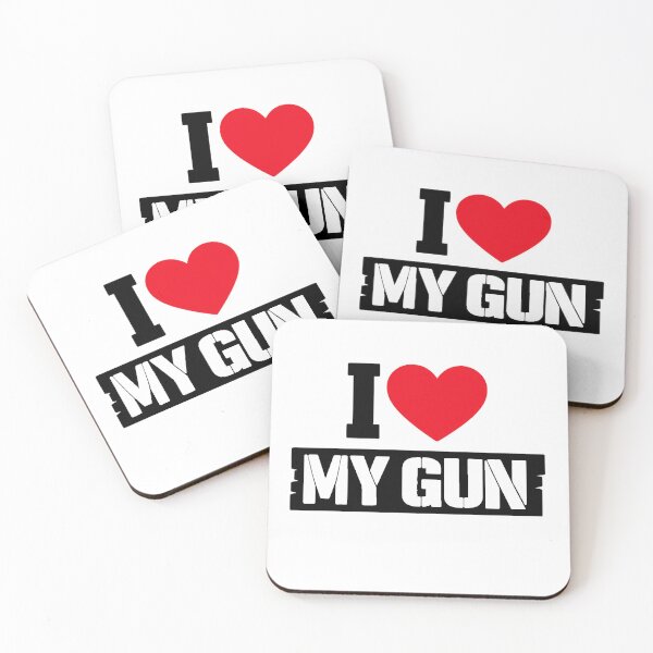 Item preview, I ❤️ MY GUN designed and sold by Tactical Override.