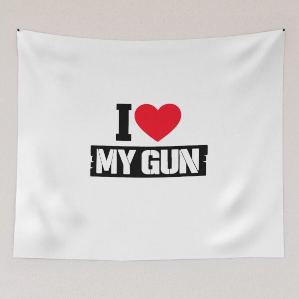 Item preview, I ❤️ MY GUN designed and sold by Tactical Override.