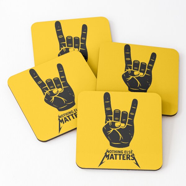 Item preview, Rock Hand Sign – Metallica Nothing Else Matters designed and sold by Enea Kelo.