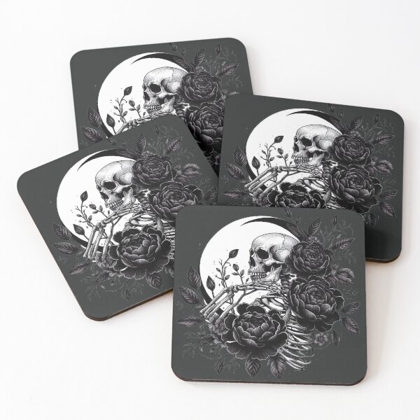 Item preview, Skeleton Moon Garden Emblem designed and sold by Roberta Calabrese.