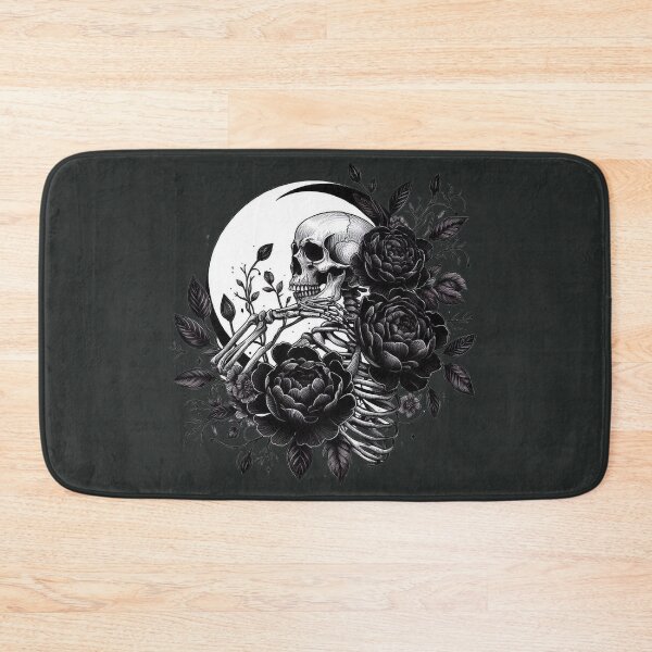 Item preview, Skeleton Moon Garden Emblem designed and sold by Roberta Calabrese.