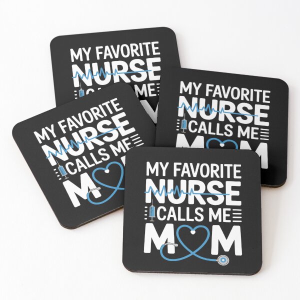 Item preview, My Favorite Nurse Calls Me Mom Nurse Appreciation  designed and sold by flagylART.