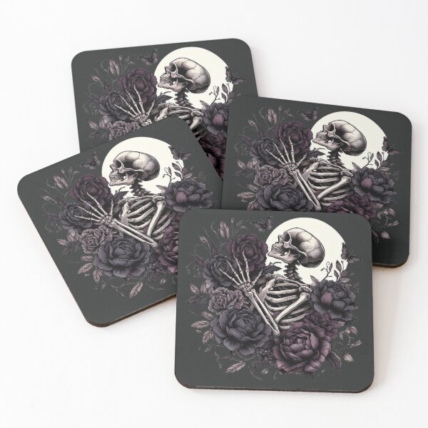 Item preview, Skeleton Moon Garden Emblem designed and sold by Roberta Calabrese.