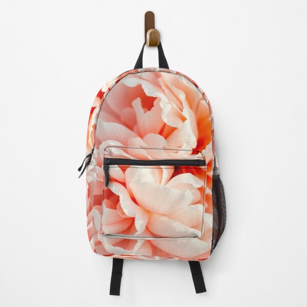 Item preview, Glowing Peach Peonies – Warm Floral Macro designed and sold by v1per4ever.
