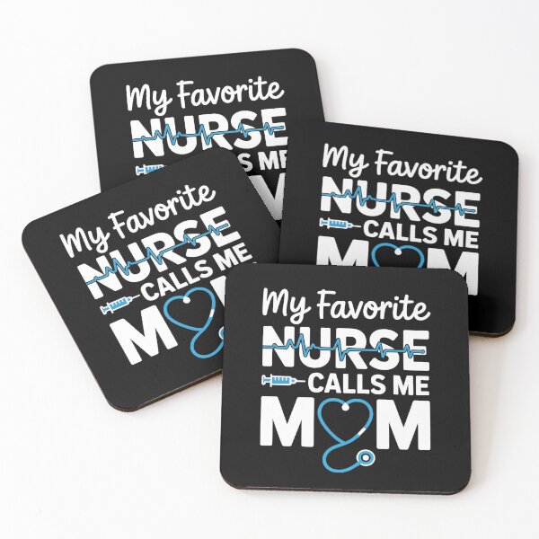 Item preview, My Favorite Nurse Calls Me Mom Nurse Appreciation  designed and sold by flagylART.