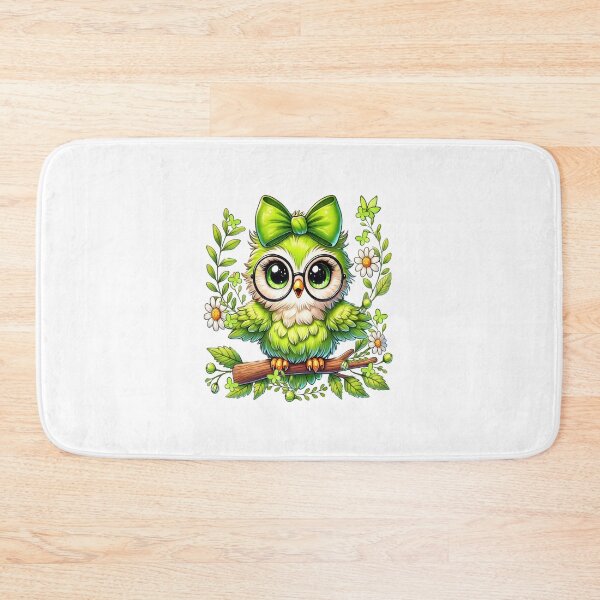 Item preview, Cute little green owl, fantasy art designed and sold by LoneAngel.