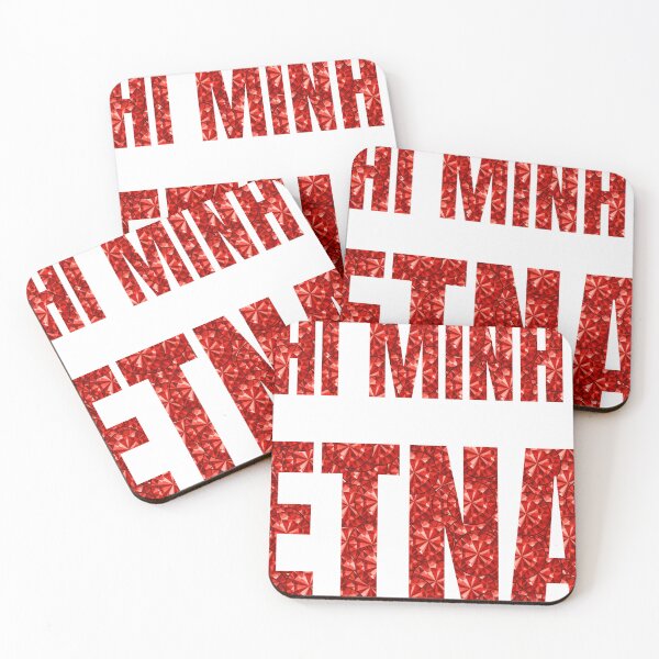 Item preview, Ho Chi Minh City Vietnam Red Rhinestone Texture designed and sold by TheIconSmith.