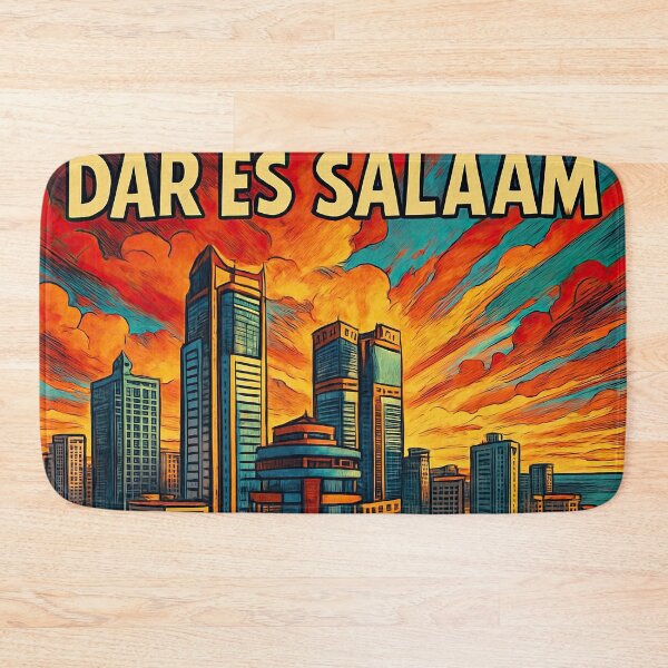Item preview, Dar Es Salaam, city | Comics stylCartoone -  designed and sold by ComicsFactory.