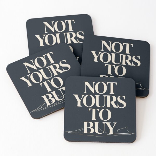 Item preview, Not Yours To Buy Greenland Political Statement designed and sold by Place-Heritages.