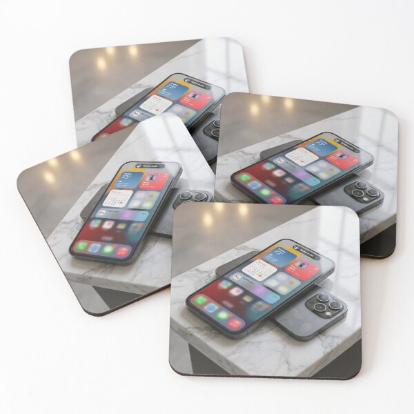 Item preview, iPhone 17 Glassmorphism 2026 - Real UI Mockup Poster designed and sold by Vinaybharadwaj.