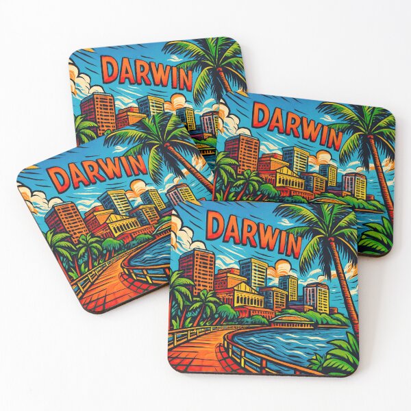 Item preview, Darwin, Australia, city | Comics stylCartoone -  designed and sold by ComicsFactory.