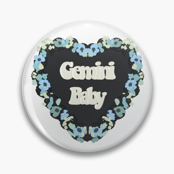 Item preview, Gemini Baby Star Sign Love Heart Birthday Cake designed and sold by FreeOrca.