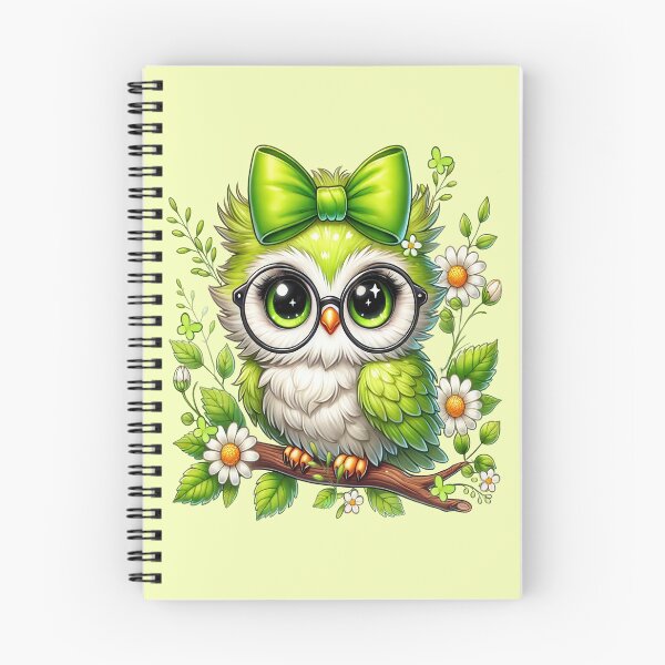 Item preview, Fantasy owl with pretty green feathers designed and sold by LoneAngel.