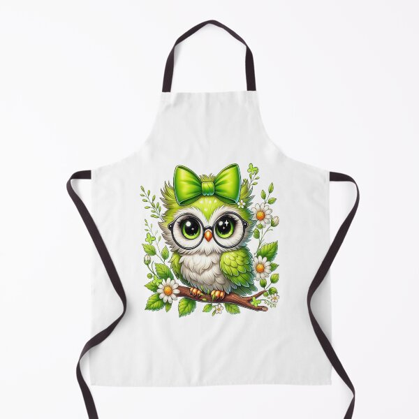 Item preview, Fantasy owl with pretty green feathers designed and sold by LoneAngel.