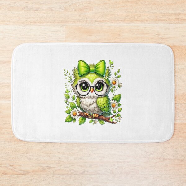 Item preview, Fantasy owl with pretty green feathers designed and sold by LoneAngel.