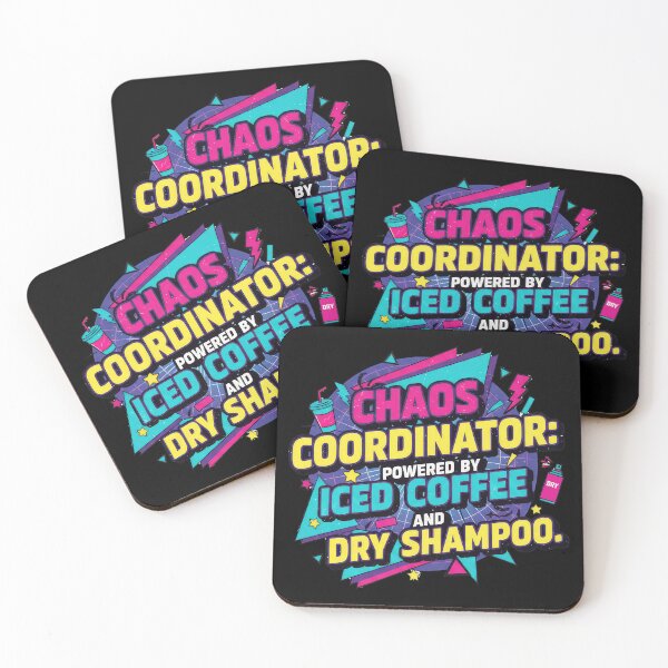 Item preview, Chaos Coordinator: Powered by Iced Coffee and Dry Shampoo Y2K  edition designed and sold by angelisart.