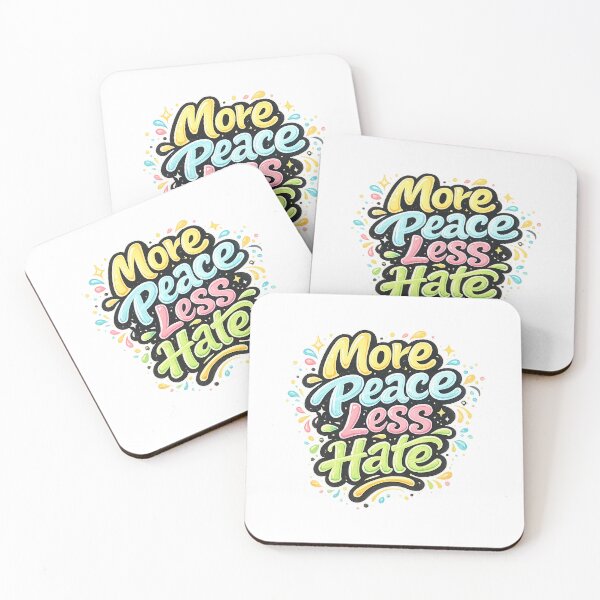 Item preview, More peace, less hate. designed and sold by MyArtMagazine.