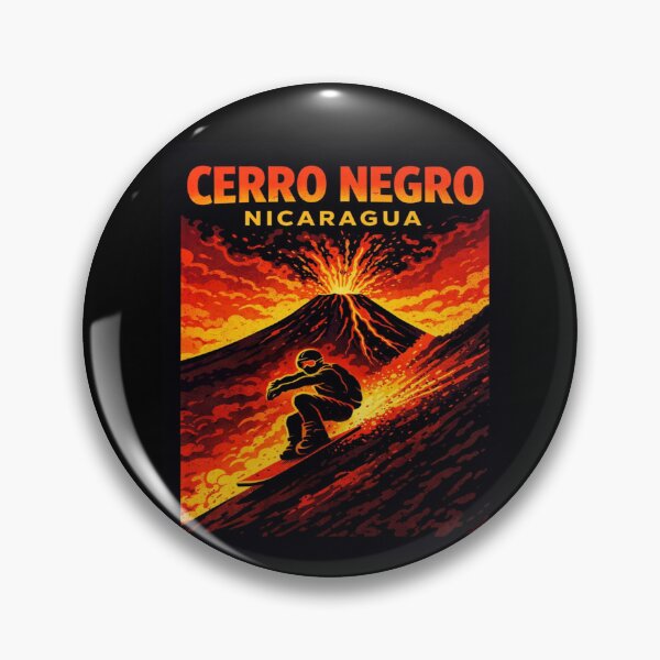 Item preview, Cerro Negro Volcano Lava Boarding | Nicaragua Adventure Streetwear Art designed and sold by Globalcitytees.