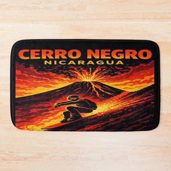 Item preview, Cerro Negro Volcano Lava Boarding | Nicaragua Adventure Streetwear Art designed and sold by Globalcitytees.