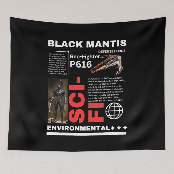 Item preview, Black Mantis designed and sold by ParisPoet.