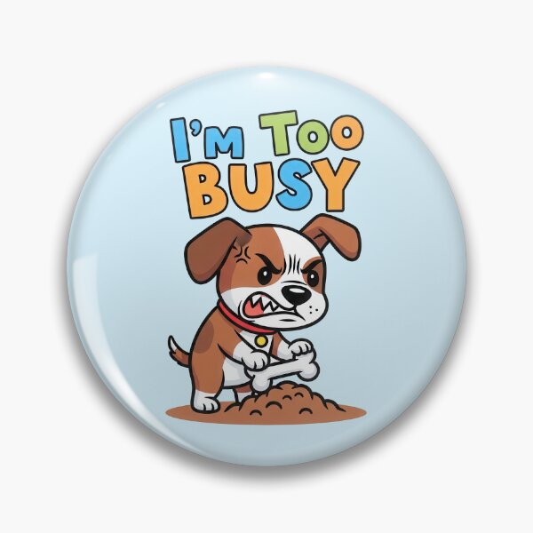 Item preview, Too Busy Dog Burying Bone designed and sold by nuel-art.