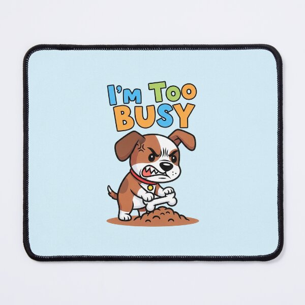 Item preview, Too Busy Dog Burying Bone designed and sold by nuel-art.