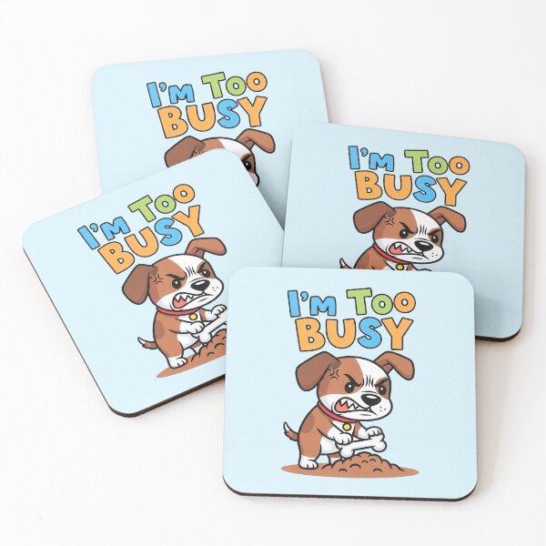 Item preview, Too Busy Dog Burying Bone designed and sold by nuel-art.