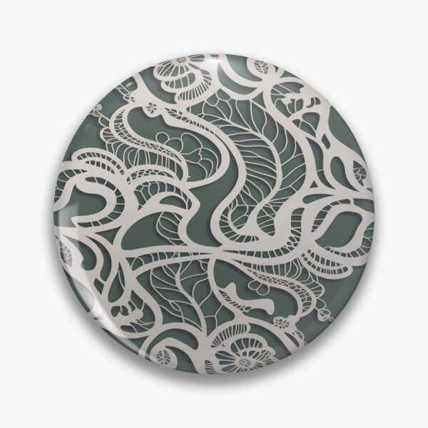 Item preview, Elegant Floral Papercut Pattern – Organic Botanical Abstract Design designed and sold by myforestfog.