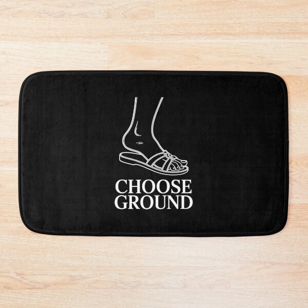 Item preview, Choose Ground Minimalist Line Art Sandal Barefoot Lifestyle Design designed and sold by SplashTastic.