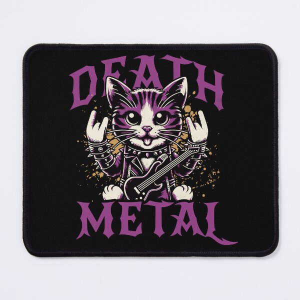 Item preview, Death Metal Kitty Meme | Humor Design designed and sold by onlin3boutiqu3.
