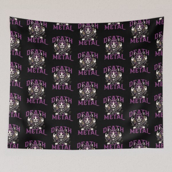 Item preview, Death Metal Kitty Meme | Humor Design designed and sold by onlin3boutiqu3.