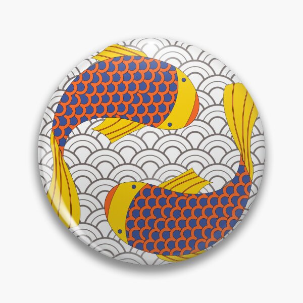 Item preview, Ingeo (잉어,Koi) -Yin-Yang harmony – Traditional Korean fish art designed and sold by mycreastyle.