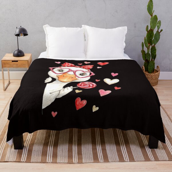 Artikelvorschau, Retro-Valentinstagsgans, Lustige Valentinstagsgans, Rosa-verspieltes Valentinstagsdesign, Niedliche Gans entworfen und verkauft von DesignDenDo ⭐⭐⭐⭐⭐.