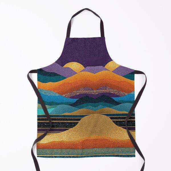 Item preview, Mystic Horizon: Layered Mountainscape in Vivid Hues designed and sold by Helios Be. Lavsh.
