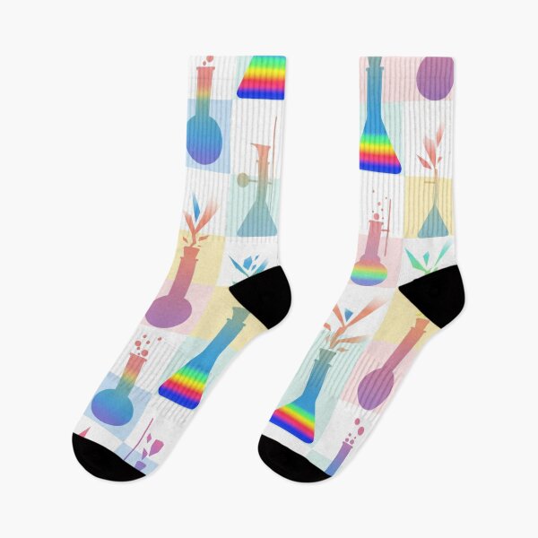 Item preview, Pastel Rainbow Science Pattern designed and sold by Kaleidoscope Print.