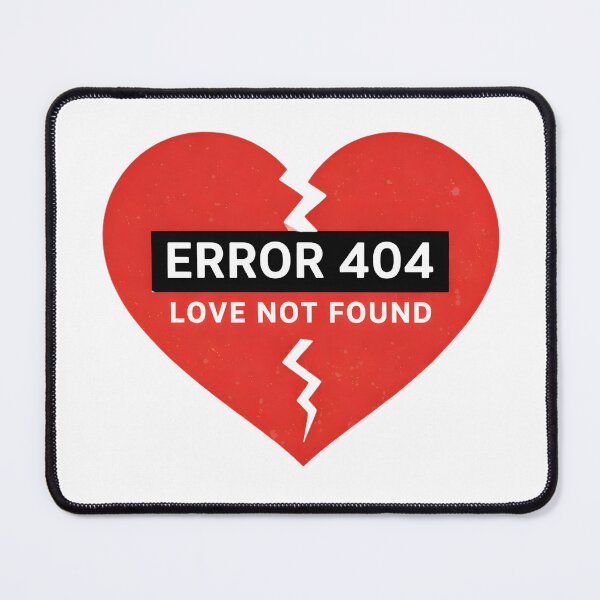 Item preview, Error 404 - love not found designed and sold by CrazyAlpacaDSGN.