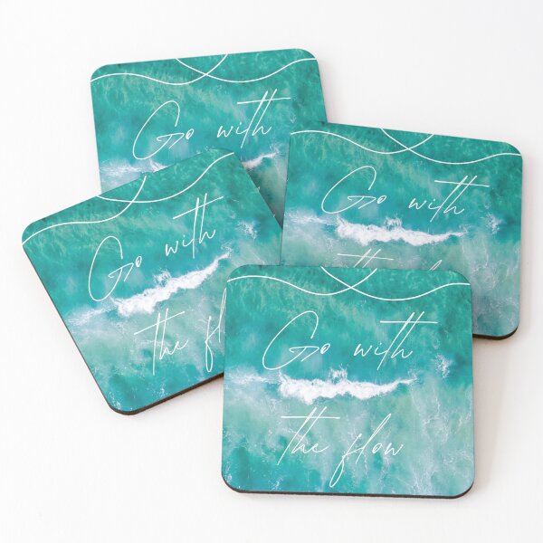 Item preview, Go with the Flow Affirmation artwork for positivity designed and sold by Art by Kristie.