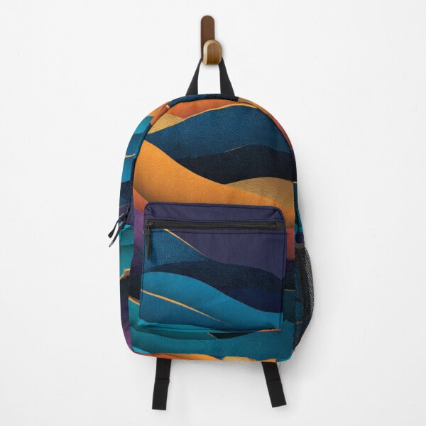 Item preview, Mystic Horizon: Layered Mountainscape in Vivid Hues#2 designed and sold by Helios Be. Lavsh.