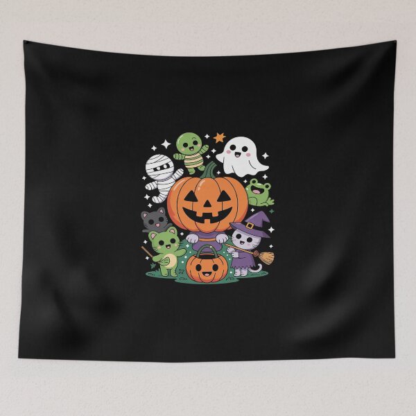 Item preview, Cute Cats in Ghost Zombie Mummy Witch Costume Cat Halloween designed and sold by DigitaldeligArt.