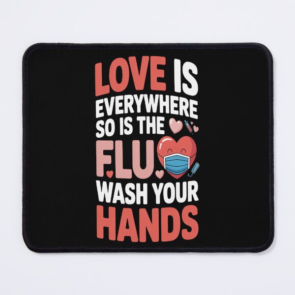Item preview, Love is Everywhere So is The Flu Wash Your Hands Tshirt designed and sold by Jacky-Design.