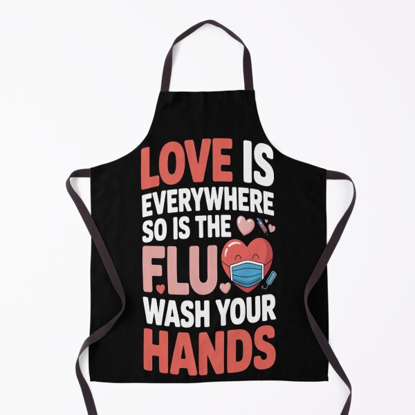 Item preview, Love is Everywhere So is The Flu Wash Your Hands Tshirt designed and sold by Jacky-Design.