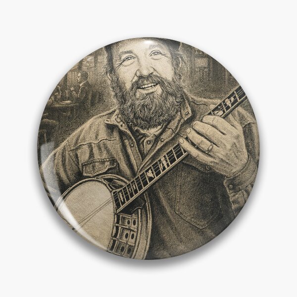 Item preview,  Barney McKenna Portrait Wall Art Print designed and sold by ConorKeeganArt.