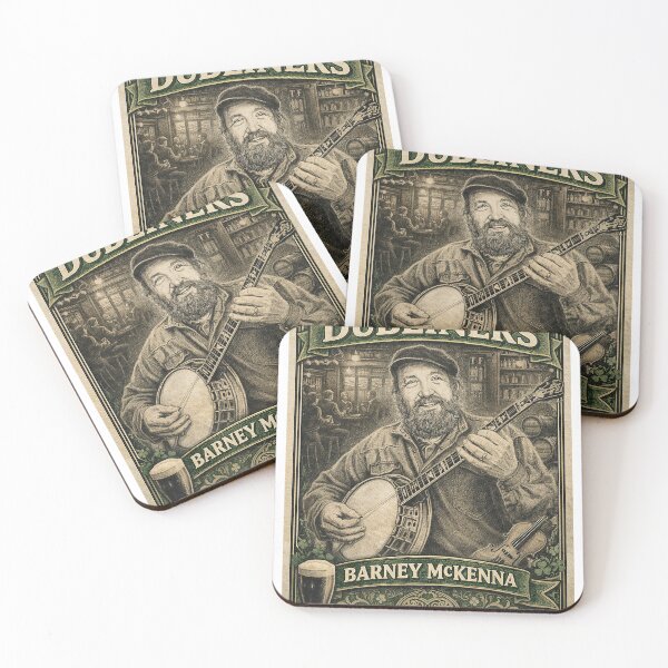 Item preview,  Barney McKenna Portrait Wall Art Print designed and sold by ConorKeeganArt.