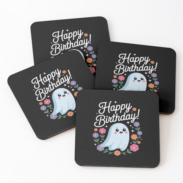 Item preview, Cute Ghost With Flowers I Kids Ghost designed and sold by DigitaldeligArt.