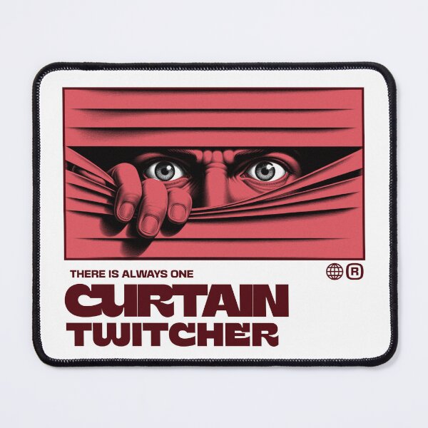 Item preview, Curtain Twitcher Meme | Humor Design designed and sold by onlin3boutiqu3.