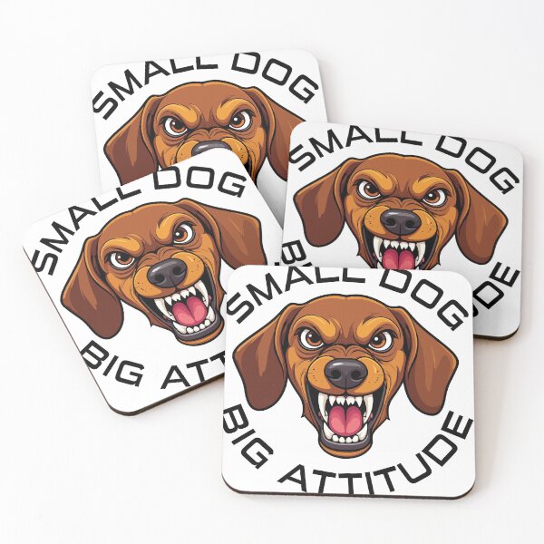 Item preview, Small Dog, Big Attitude designed and sold by Blomallama.
