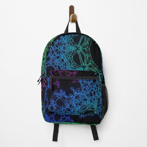 Item preview, Neon Molecular Network Mandala designed and sold by Kaleidoscope Print.