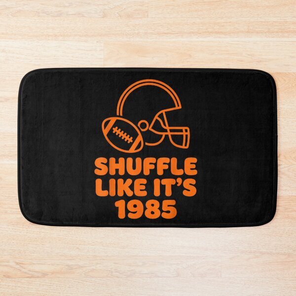 Item preview, Shuffle Like It's 1985 Retro Football Helmet Fan Design designed and sold by QuirkLabs.